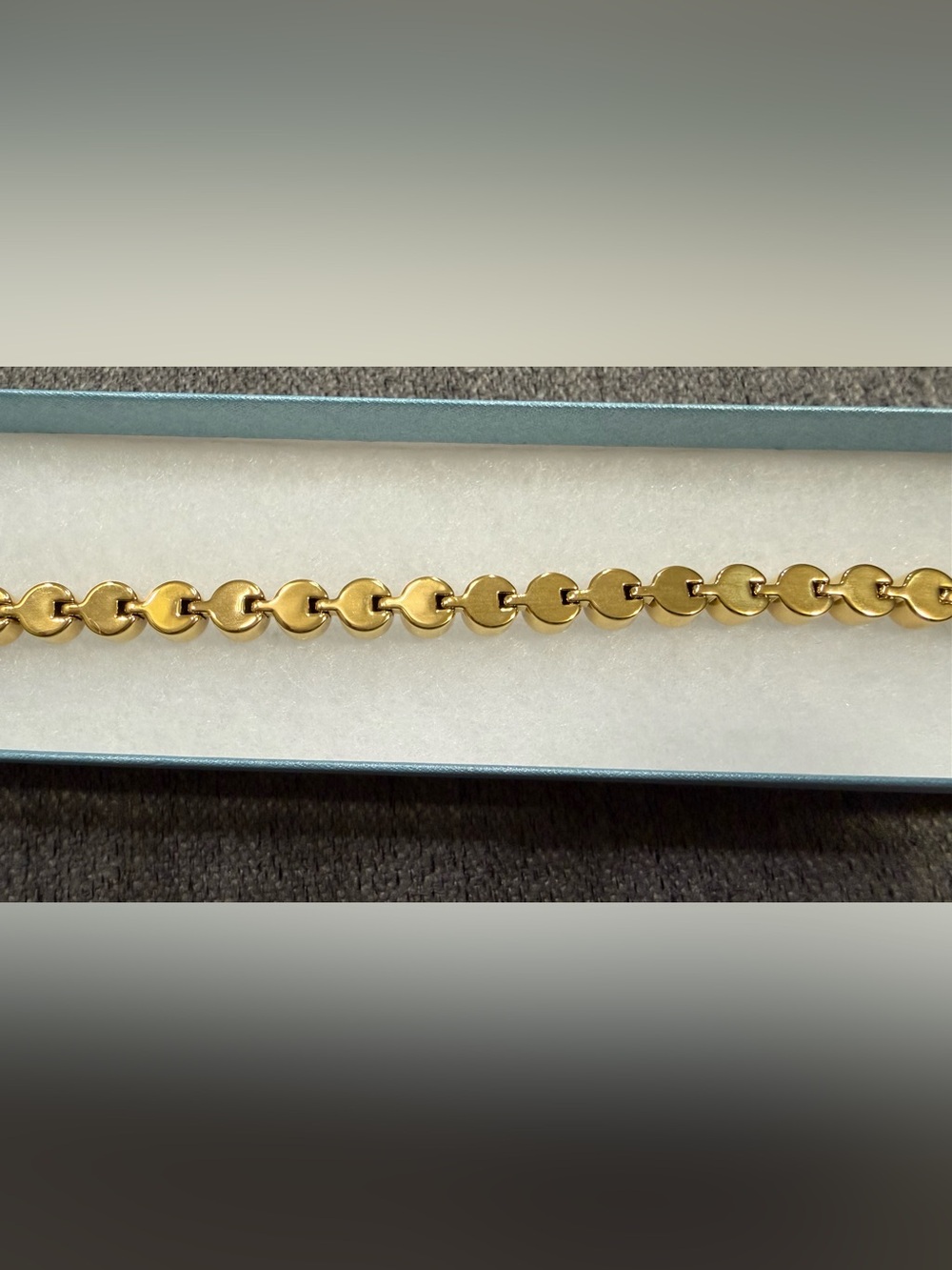 BNIB Touchstone Crystal by Swarovski Golden Ice Bracelet - Picture 7 of 7